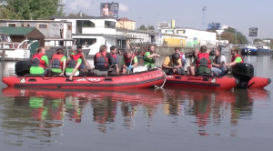 Odběr mikroplastů ve Vltavě